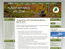 Tablet Screenshot of flagstaffatvclub.com